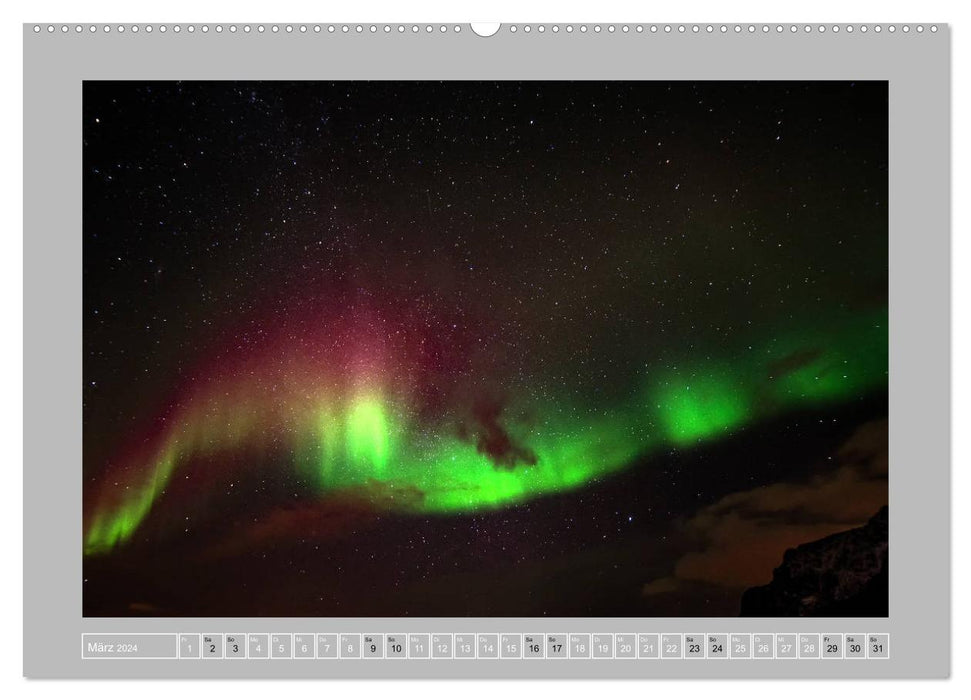 The night in colors (CALVENDO Premium wall calendar 2024) 