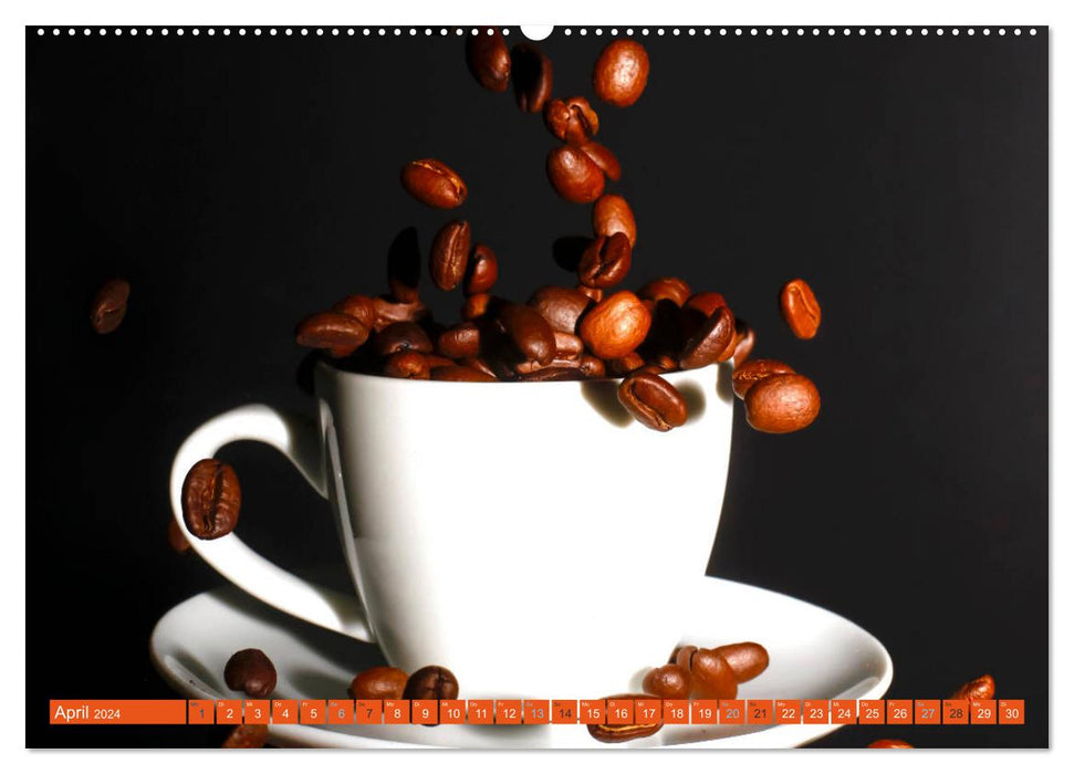 Kaffee (CALVENDO Premium Wandkalender 2024)