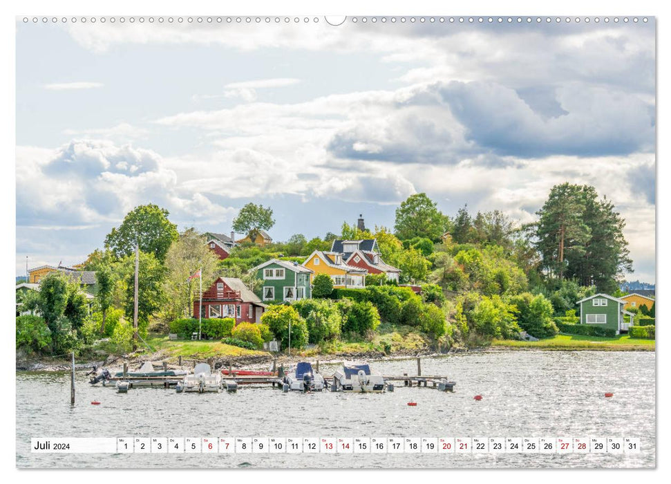 Zauberhaftes Oslo (CALVENDO Premium Wandkalender 2024)