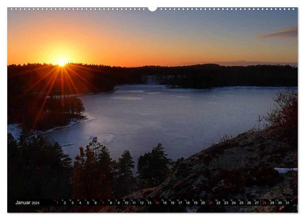 Travel destination Sweden (CALVENDO wall calendar 2024) 