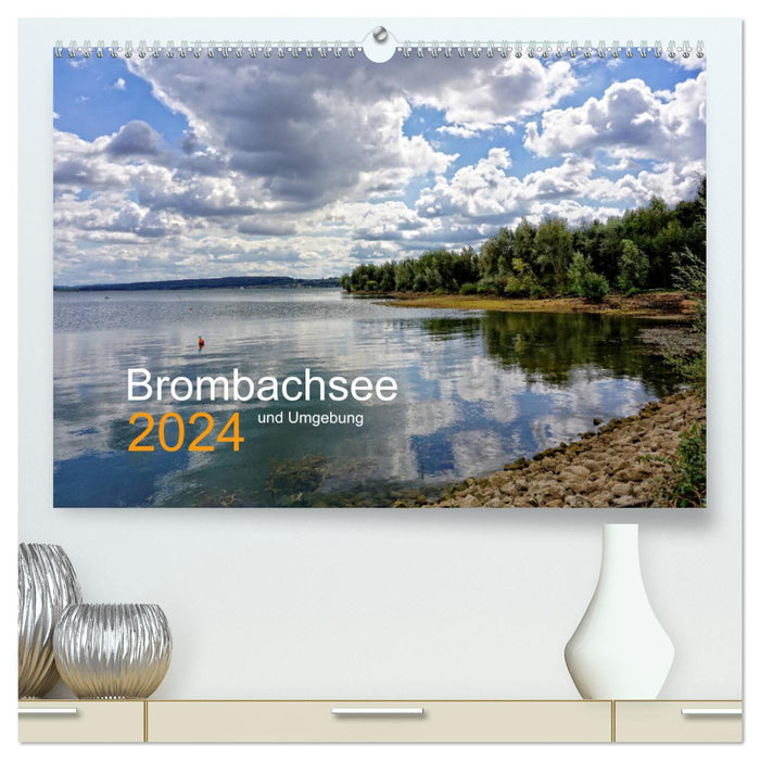 Brombachsee and surroundings (CALVENDO Premium Wall Calendar 2024) 