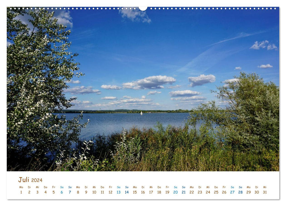 Brombachsee and surroundings (CALVENDO Premium Wall Calendar 2024) 