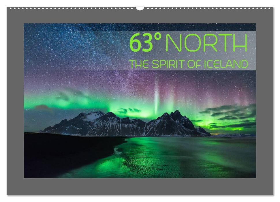 63° North - The spirit of Iceland (CALVENDO wall calendar 2024) 