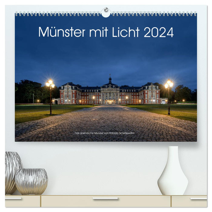 Münster mit Licht (CALVENDO Premium Wandkalender 2024)