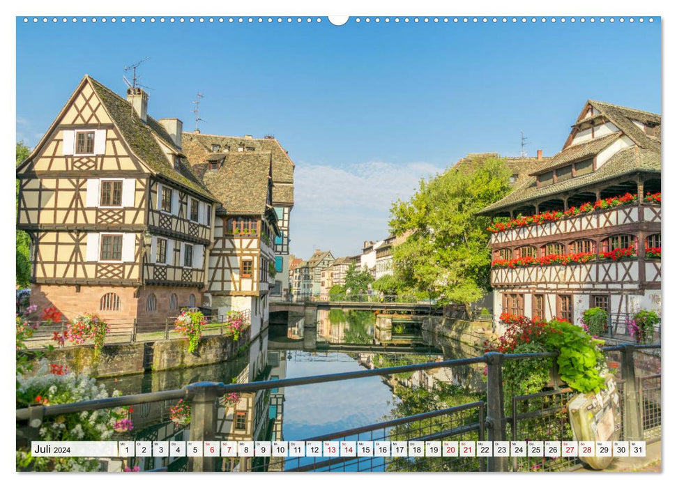 Romantisches Straßburg (CALVENDO Premium Wandkalender 2024)