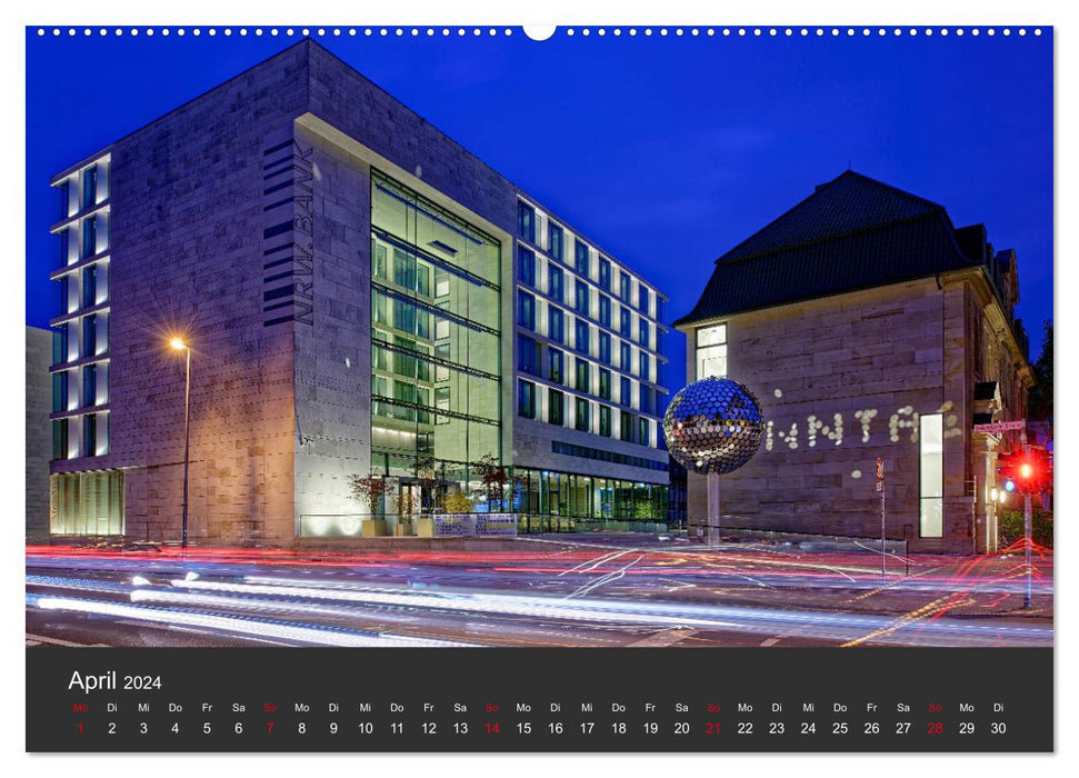 Münster mit Licht (CALVENDO Wandkalender 2024)