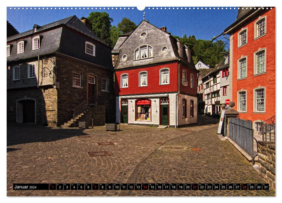 Stadtansichten, Monschau die Altstadt (CALVENDO Wandkalender 2024)