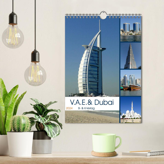 UAE &amp; Dubai (CALVENDO wall calendar 2024) 