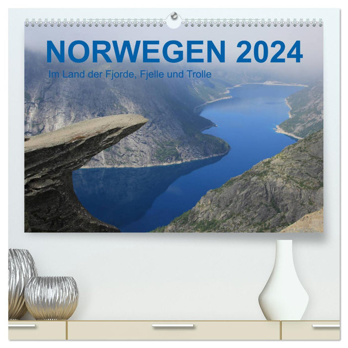 Norwegen 2024 - Im Land der Fjorde, Fjelle und Trolle (CALVENDO Premium Wandkalender 2024)