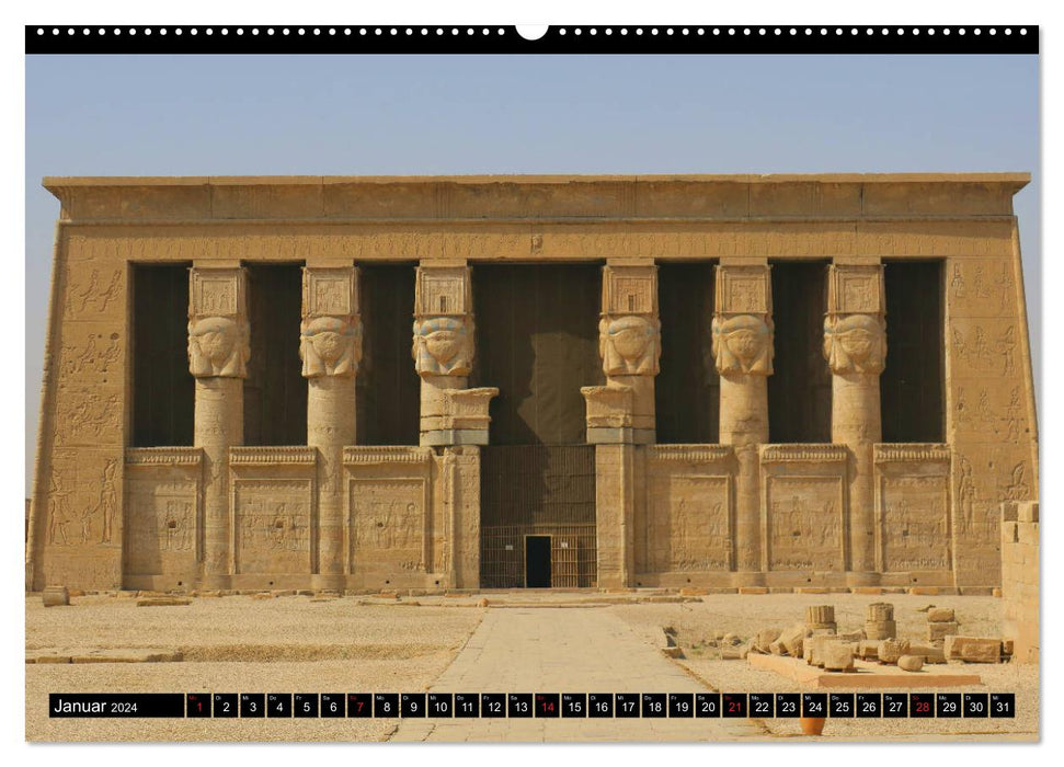 Between Luxor and Qena - ancient Egypt on the Nile (CALVENDO wall calendar 2024) 