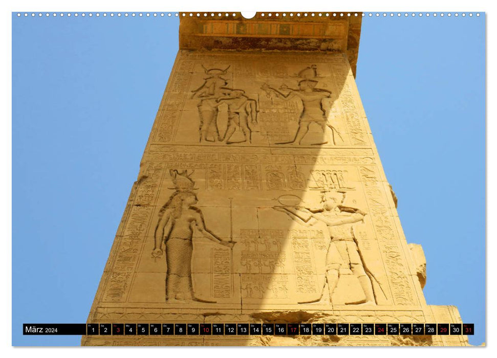 Between Luxor and Qena - ancient Egypt on the Nile (CALVENDO wall calendar 2024) 