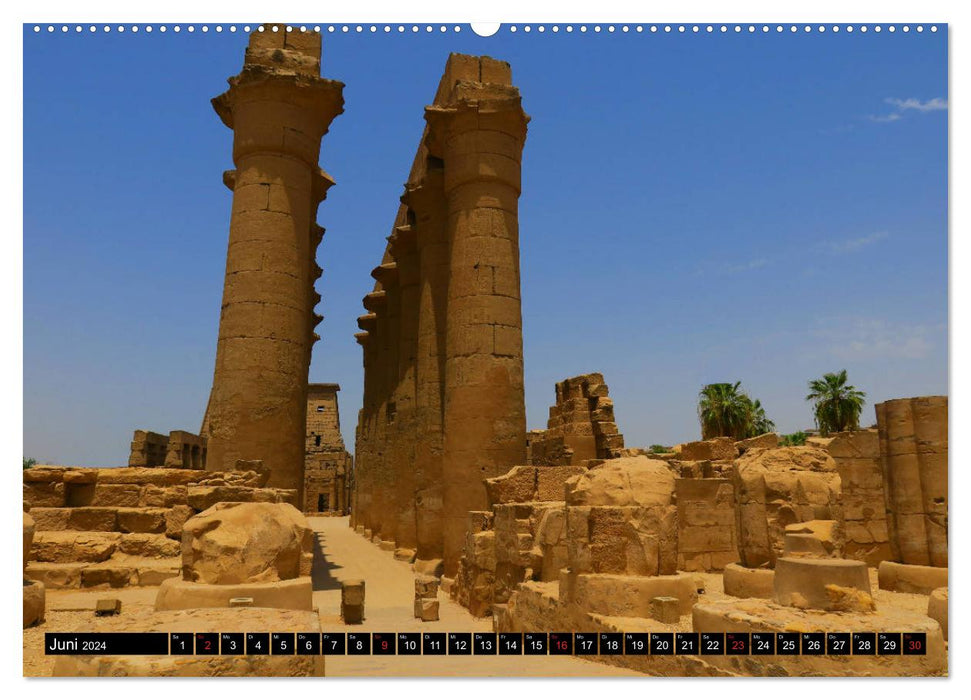 Zwischen Luxor und Qena - antikes Ägypten am Nil (CALVENDO Wandkalender 2024)