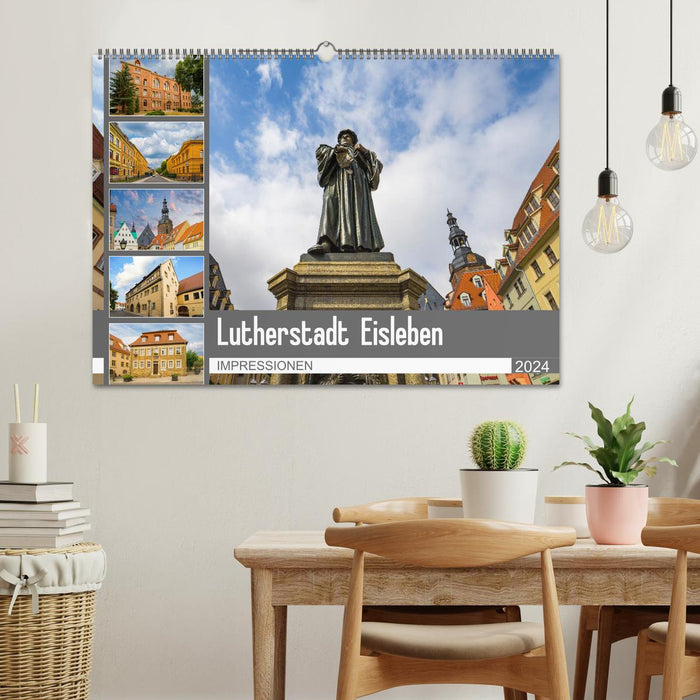 Impressions de Lutherstadt Eisleben (calendrier mural CALVENDO 2024) 