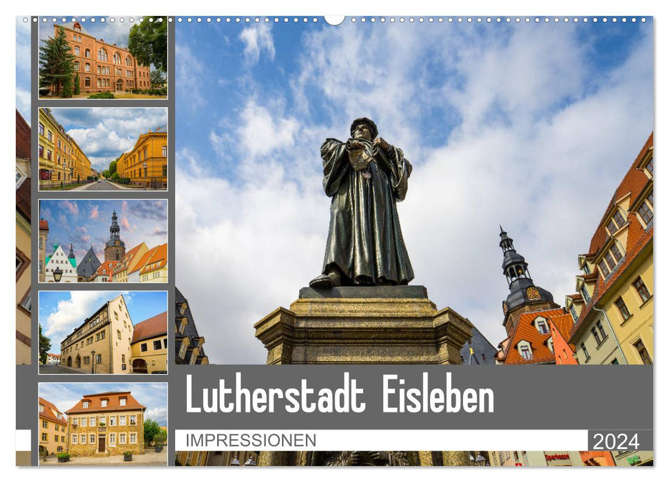 Impressions de Lutherstadt Eisleben (calendrier mural CALVENDO 2024) 