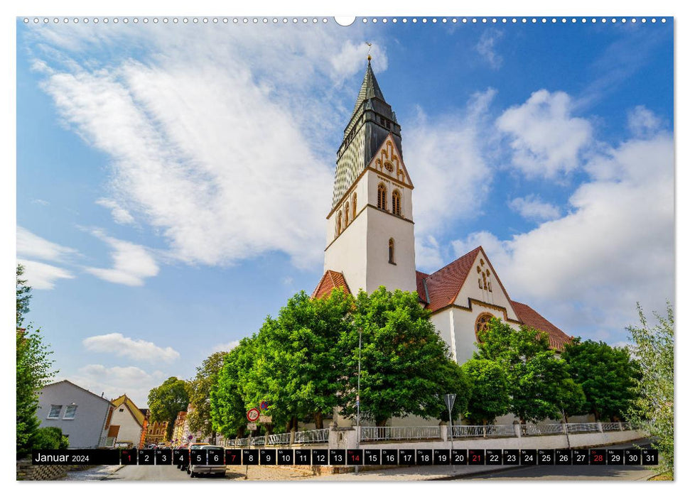 Impressions de Lutherstadt Eisleben (calendrier mural CALVENDO 2024) 