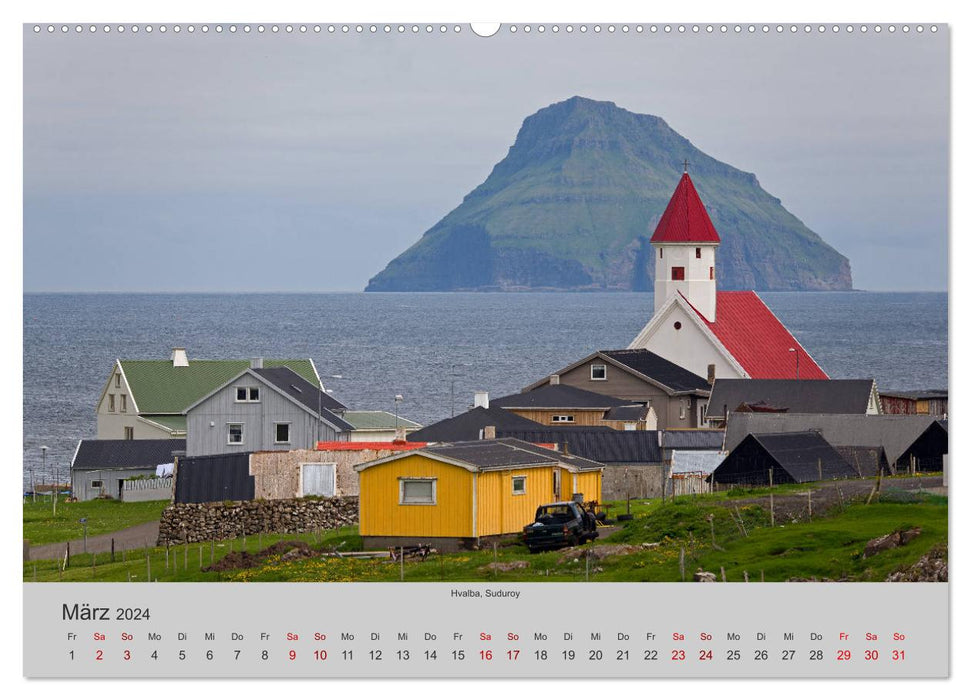 Färöer Inseln 2024 (CALVENDO Wandkalender 2024)