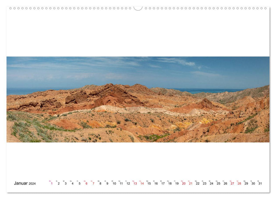 Kirghizistan - Impressions de paysages (Calvendo Premium Wall Calendar 2024) 