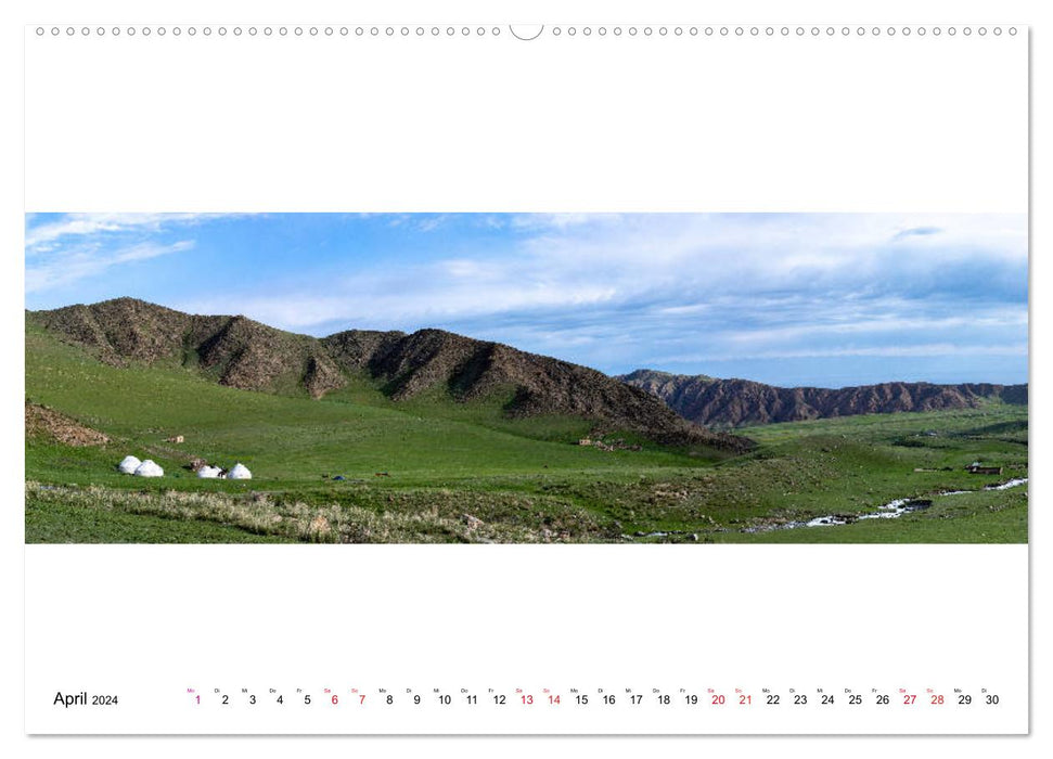 Kirghizistan - Impressions de paysages (Calvendo Premium Wall Calendar 2024) 