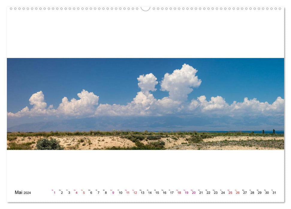Kirgistan - Landschaftsimpressionen (CALVENDO Premium Wandkalender 2024)