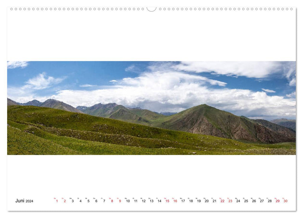 Kirgistan - Landschaftsimpressionen (CALVENDO Premium Wandkalender 2024)