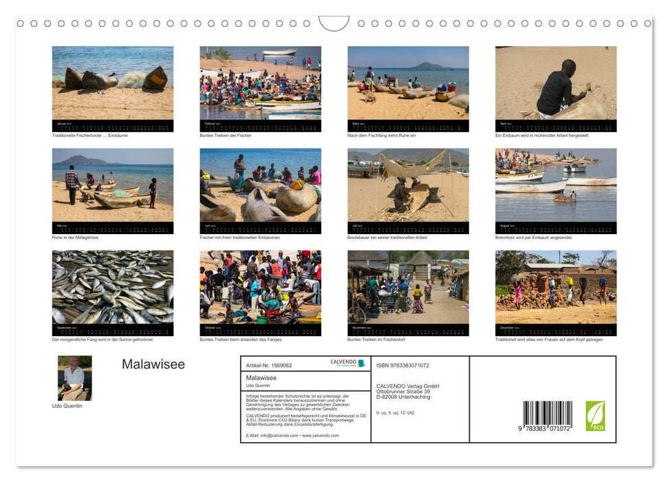 Malawisee Fischer (CALVENDO Wandkalender 2024)