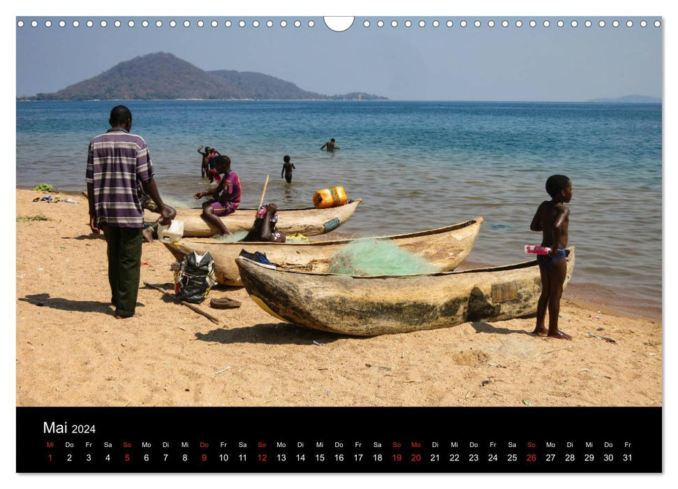 Lake Malawi Fishermen (CALVENDO Wall Calendar 2024) 