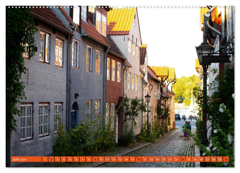 Baltic Sea trip - Flensburg (CALVENDO Premium Wall Calendar 2024) 