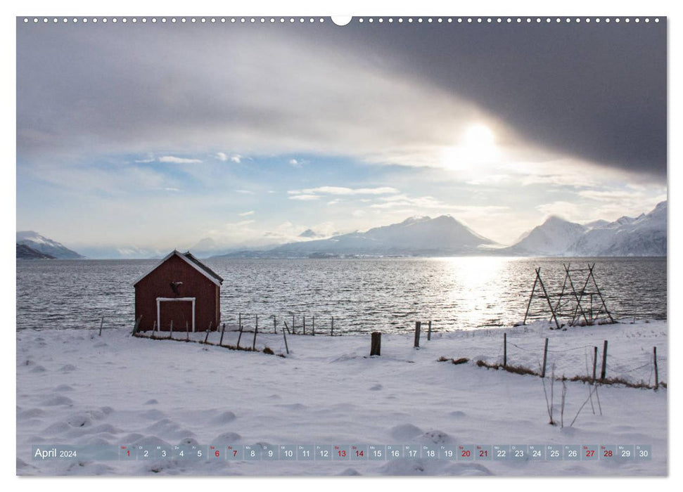 Lyngener Alpen Nord-Norwegen (CALVENDO Premium Wandkalender 2024)