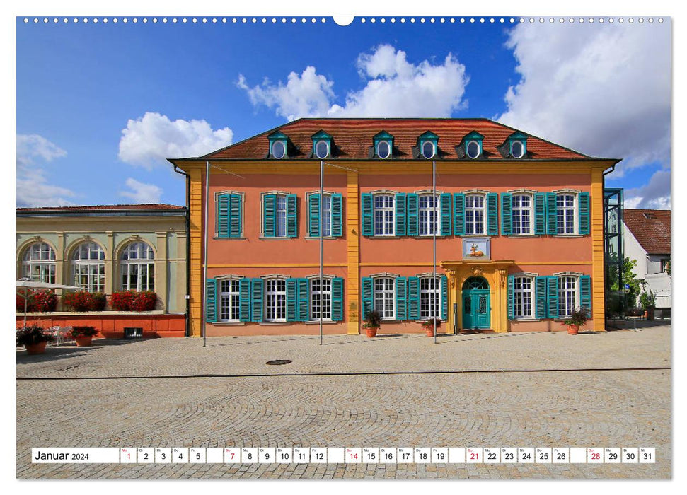 Summer in Schwetzingen by Karin Vahlberg Ruf and Petrus Bodenstaff (CALVENDO Premium Wall Calendar 2024) 