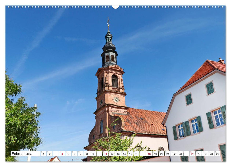 Summer in Schwetzingen by Karin Vahlberg Ruf and Petrus Bodenstaff (CALVENDO Premium Wall Calendar 2024) 