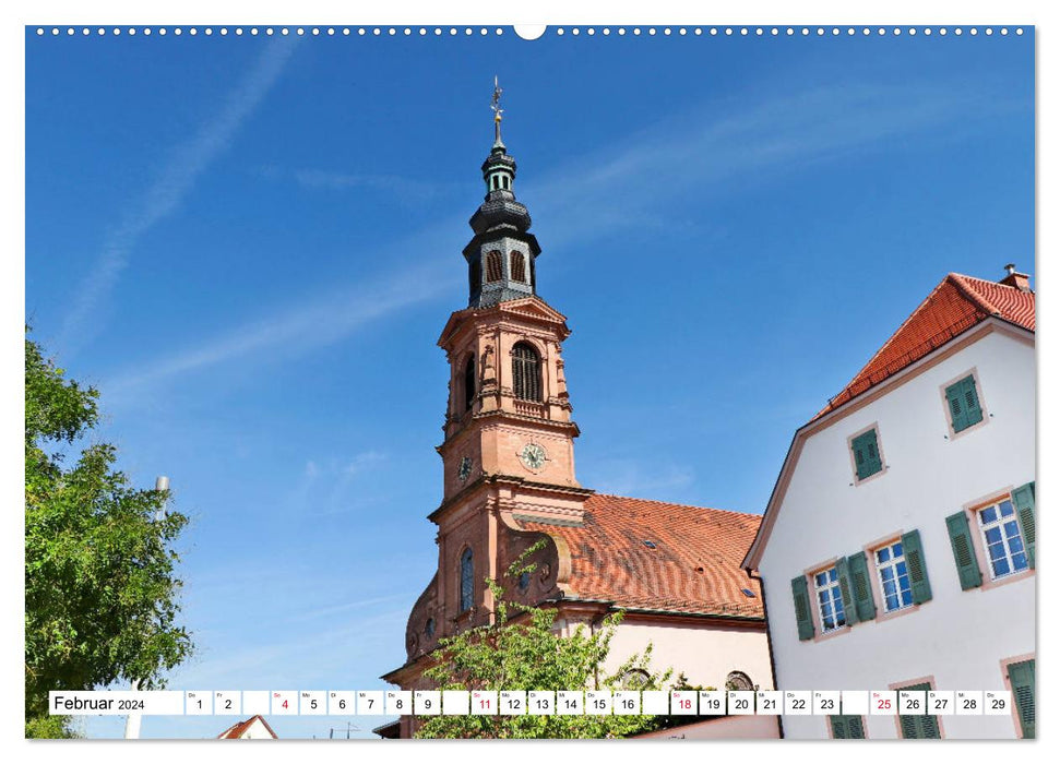 Sommer in Schwetzingen von Karin Vahlberg Ruf und Petrus Bodenstaff (CALVENDO Premium Wandkalender 2024)