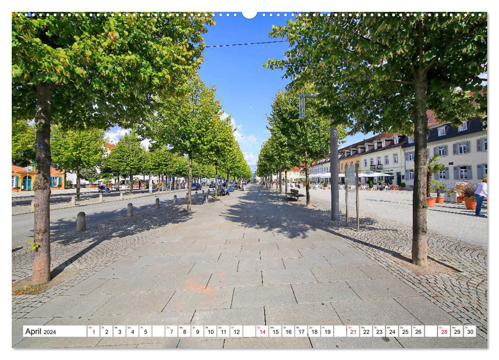 Summer in Schwetzingen by Karin Vahlberg Ruf and Petrus Bodenstaff (CALVENDO Premium Wall Calendar 2024) 