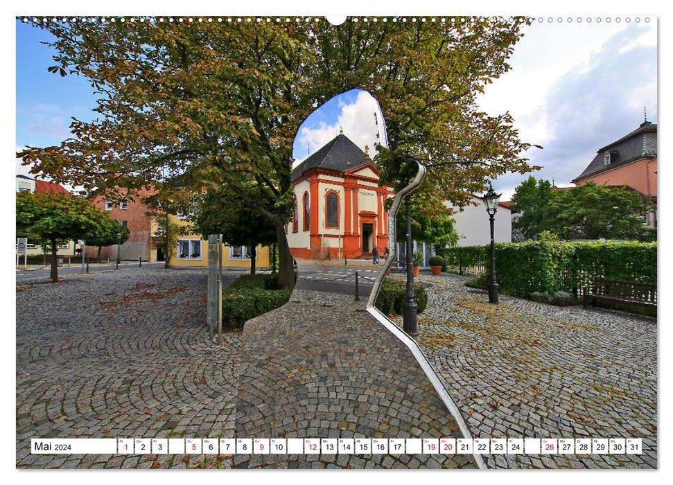 Sommer in Schwetzingen von Karin Vahlberg Ruf und Petrus Bodenstaff (CALVENDO Premium Wandkalender 2024)