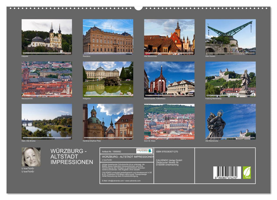 WÜRZBURG - OLD TOWN IMPRESSIONS (CALVENDO Premium Wall Calendar 2024) 