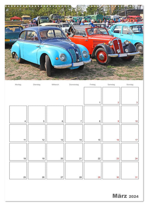 Eastern vintage cars in Magdeburg (CALVENDO Premium Wall Calendar 2024) 