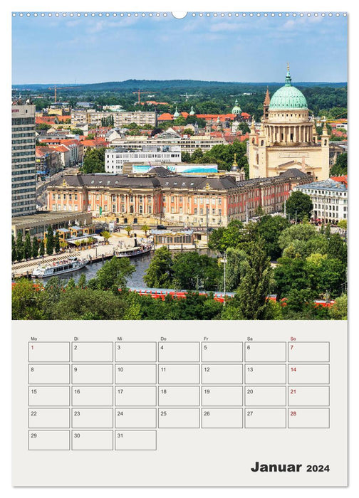 Potsdam in Farbe (CALVENDO Wandkalender 2024)