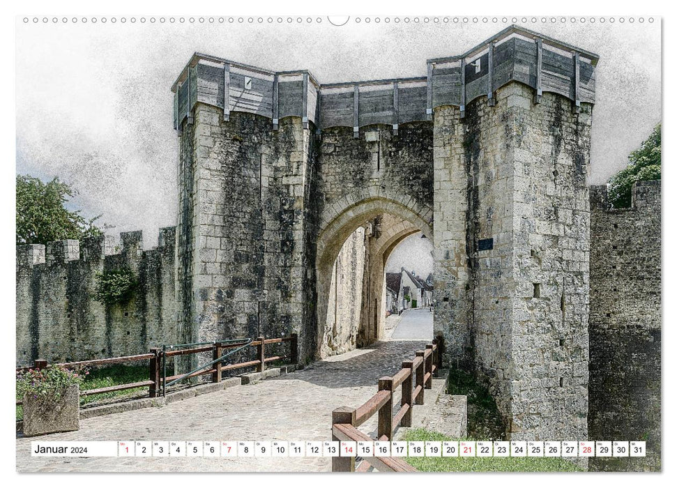 Mysterious France (CALVENDO wall calendar 2024) 