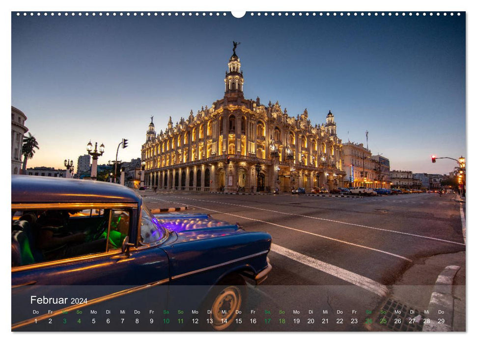 CUBA - A journey through time (CALVENDO Premium Wall Calendar 2024) 