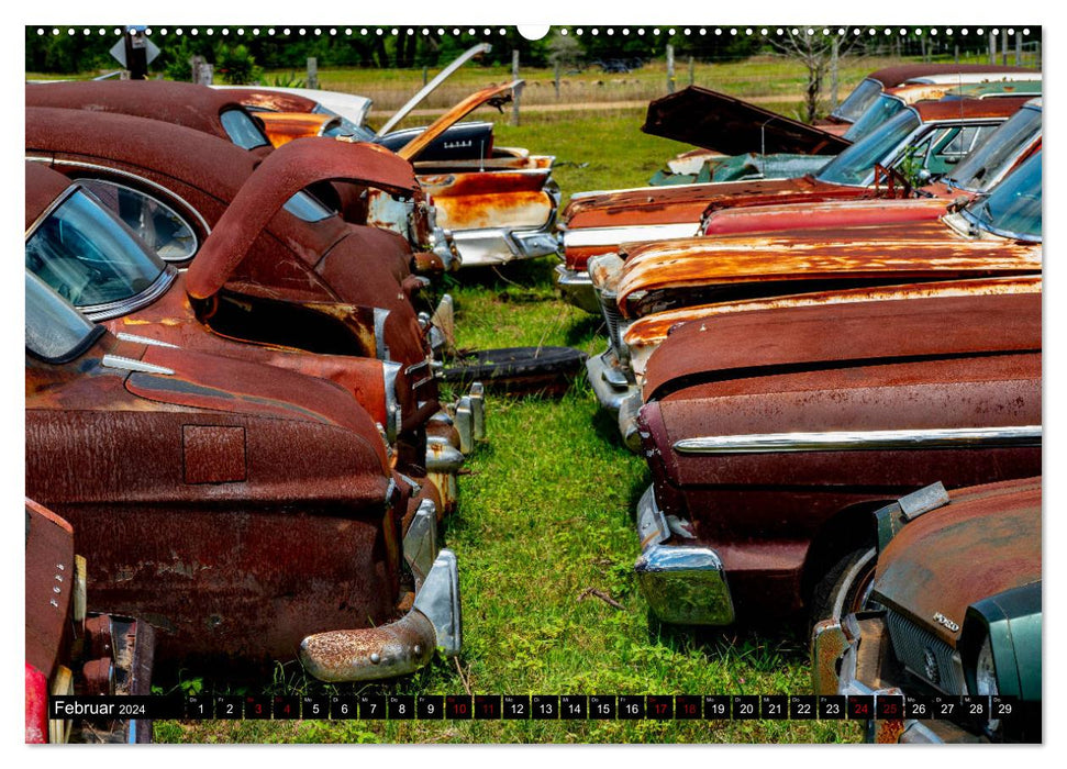 Memories of American Cars (CALVENDO Premium Wall Calendar 2024) 