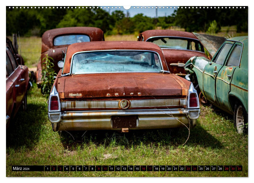 Memories of American Cars (CALVENDO Premium Wall Calendar 2024) 