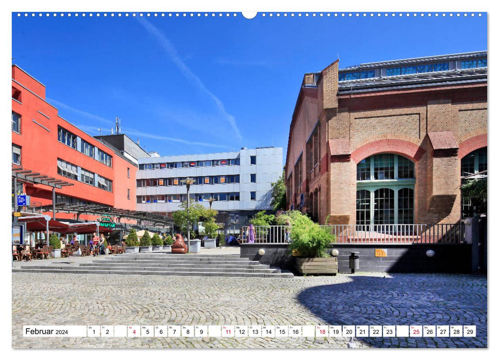 Ein Blick auf Darmstadt vom Frankfurter Taxifahrer Petrus Bodenstaff (CALVENDO Premium Wandkalender 2024)