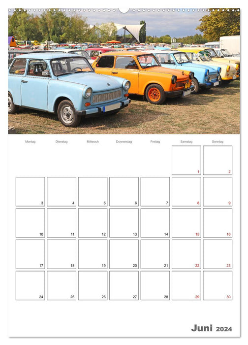 Eastern vintage cars in Magdeburg (CALVENDO wall calendar 2024) 