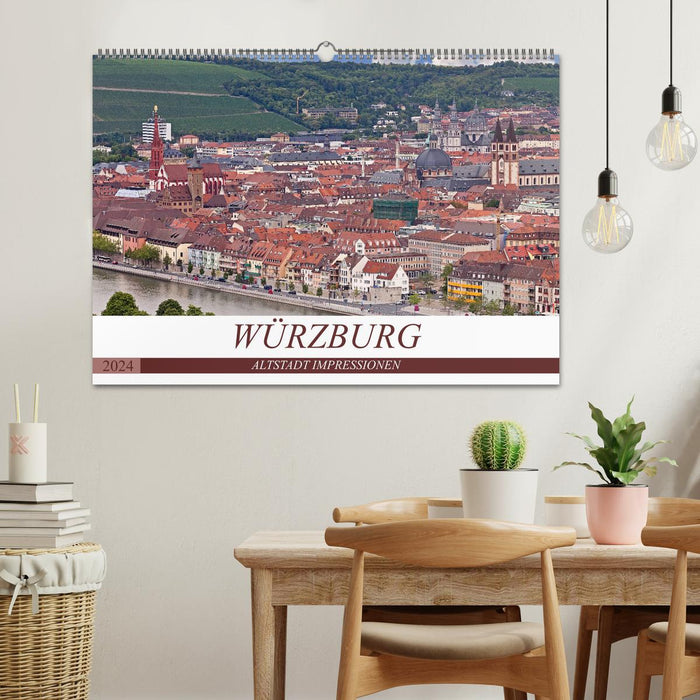 WÜRZBURG - OLD TOWN IMPRESSIONS (CALVENDO wall calendar 2024) 