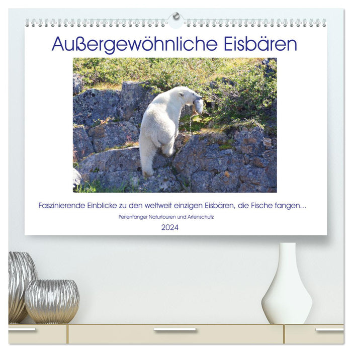 The life of the slightly “different” polar bears! (CALVENDO Premium Wall Calendar 2024) 