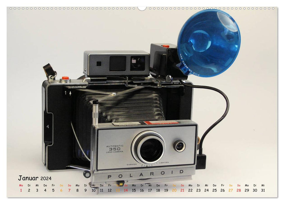 KLASSISCHE KAMERAS vom 19.Jahrhundert (CALVENDO Premium Wandkalender 2024)