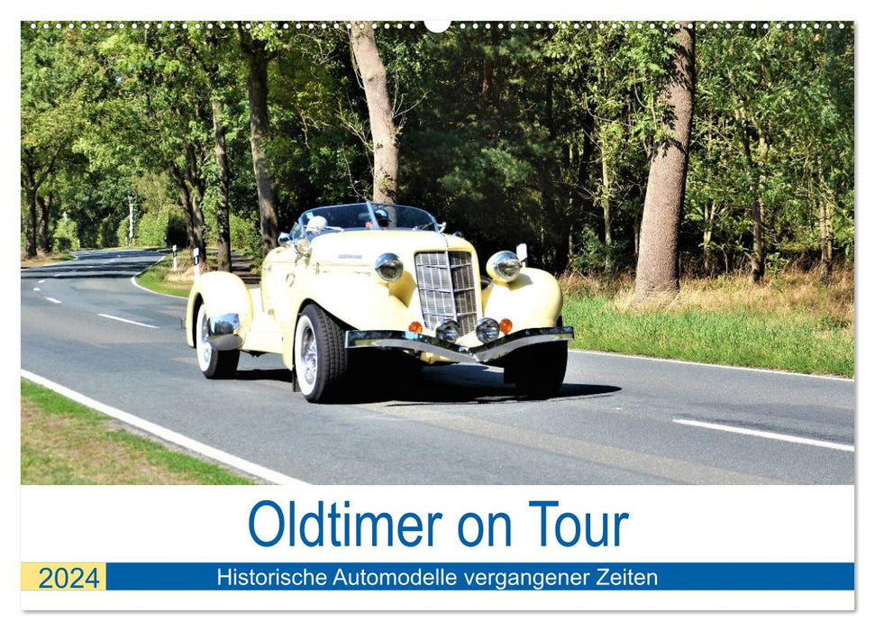 Oldtimer on Tour (CALVENDO Wandkalender 2024)