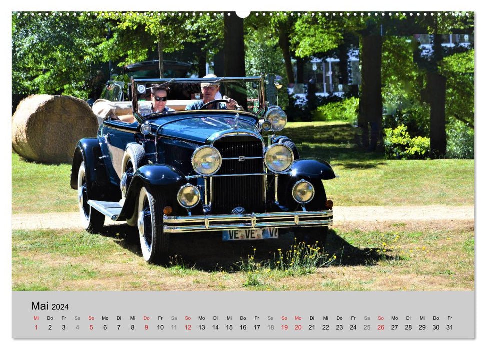 Voitures classiques en tournée (calendrier mural CALVENDO 2024) 