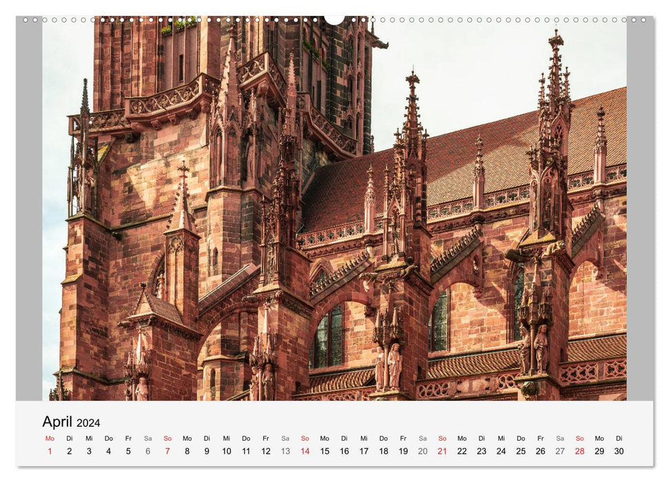 Freiburg in Breisgau. Picturesque town on the edge of the Black Forest (CALVENDO Premium Wall Calendar 2024) 