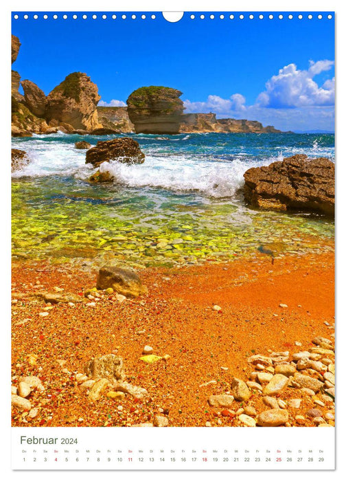 Outdoor en Corse - paradis de la randonnée en Méditerranée (Calendrier mural CALVENDO 2024) 