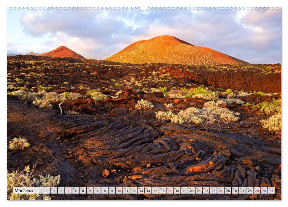 Kanarische Inseln - Vulkanische Naturschönheiten (CALVENDO Wandkalender 2024)